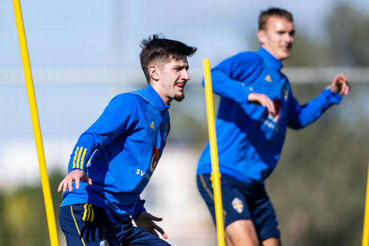 Armin Gigovic of the Swedish men's football national team