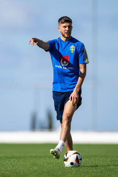 Anton Salétros of the Swedish men's football national team