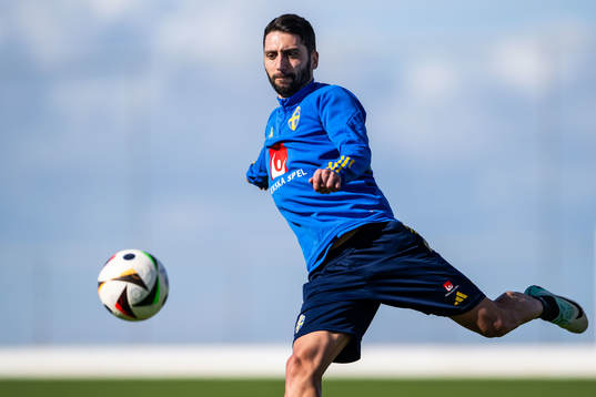 Nahir Besara of the Swedish men's football national team at