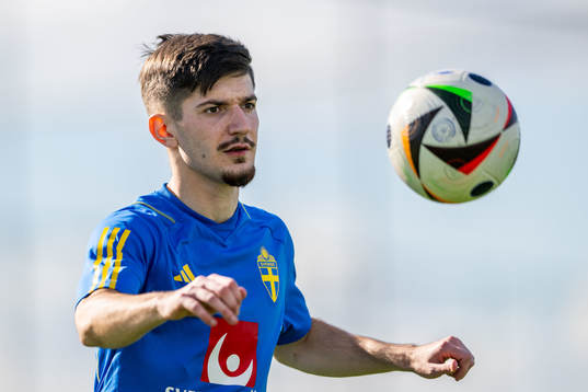 Armin Gigovic of the Swedish men's football national team
