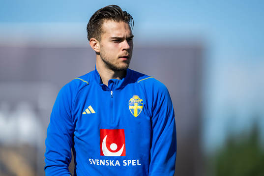 Anton Eriksson of the Swedish men's football national team