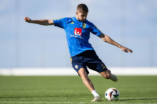Anton Salétros of the Swedish men's football national team