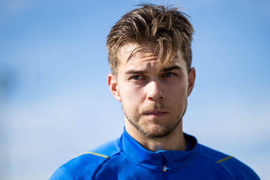 Anton Eriksson of the Swedish men's football national team