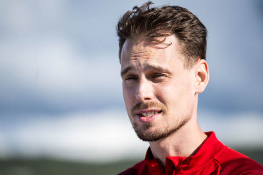 Interim coach Daniel Bäckström of the Swedish men's