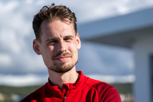 Interim coach Daniel Bäckström of the Swedish men's