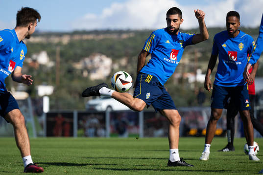 Rami Al Hajj of the Swedish men's football national team at