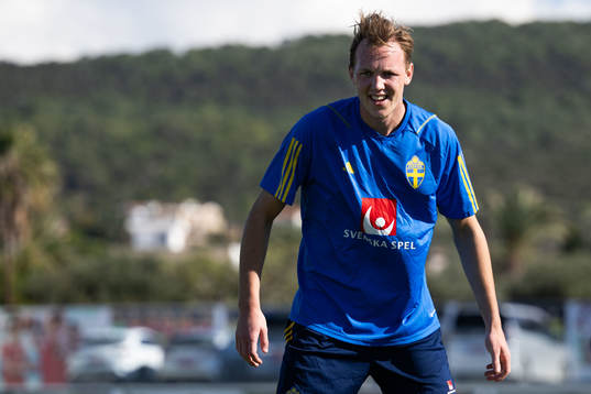 Adam Carlén of the Swedish men's football national team at