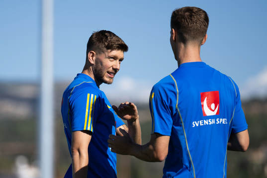 Anton Salétros and Samuel Leach Holm of the Swedish men's