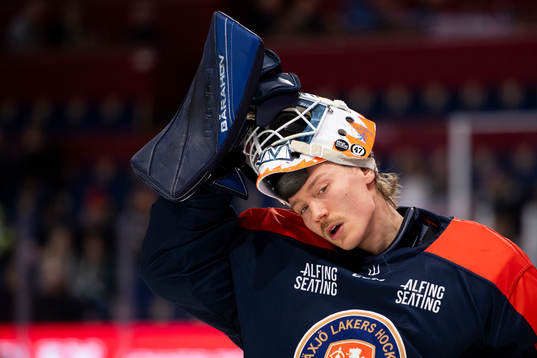Växjös målvakt Emil Larmi