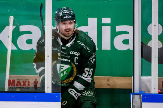 Färjestads Linus Johansson deppar
