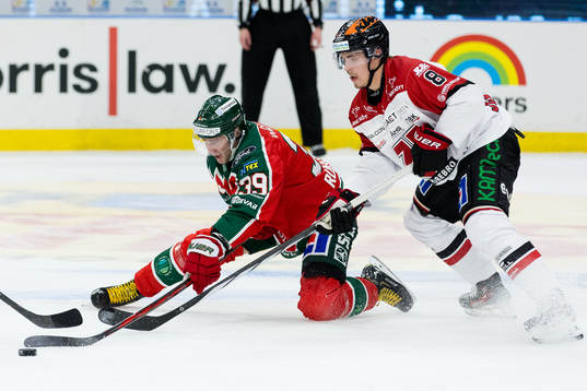 Frölundas Mikael Ruohomaa och Örebros Samuel Johannesson
