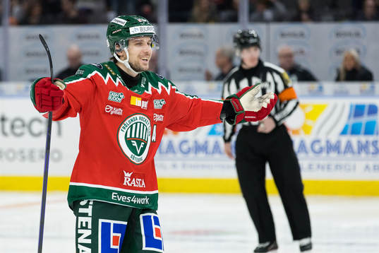 Frölundas Henrik Tömmernes jublar