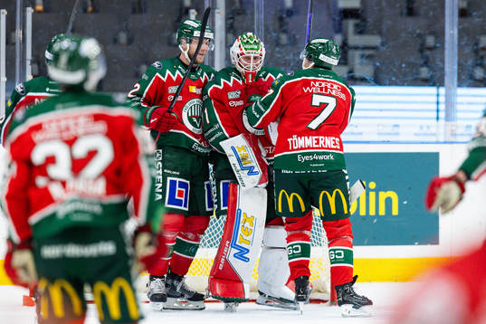 Frölundas Henrik Tömmernes, Christian Folin och målvakt