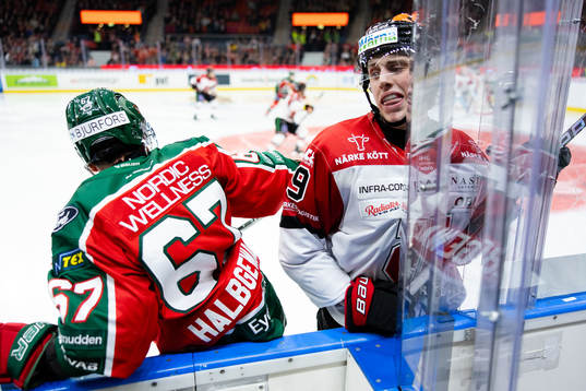 Frölundas Jayden Halbgewachs och Örebros Niklas Nilsson