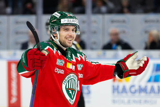 Frölundas Henrik Tömmernes jublar