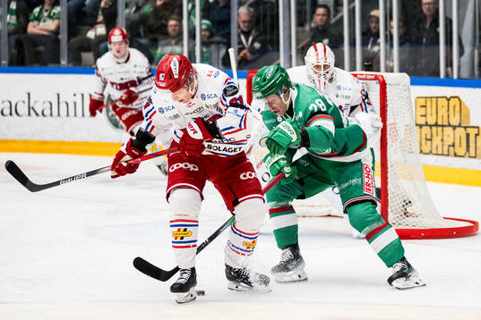 Timrås Magnus Pääjärvi och Rögles Anton Bengtsson