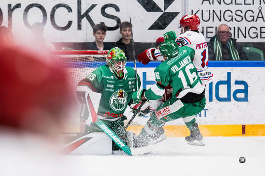 Rögles målvakt Christoffer Rifalk och Valtteri Viljanen