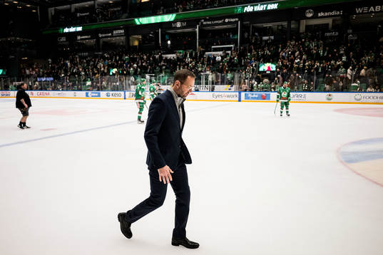 Rögles tränare Roger Hansson deppar
