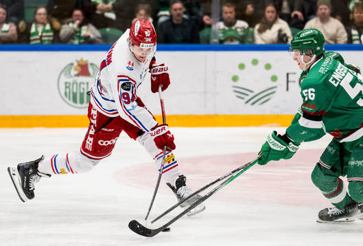 Timrås Sebastian Hartmann och Rögles Adam Engström
