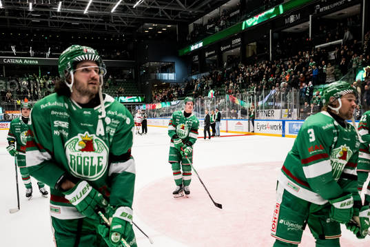 Rögles Dennis Everberg, Anton Bengtsson och Michael Kapla