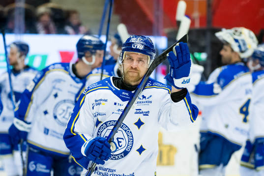 Leksands Anton Lindholm jublar