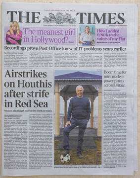 A montage of printed British newspapers as they cover the