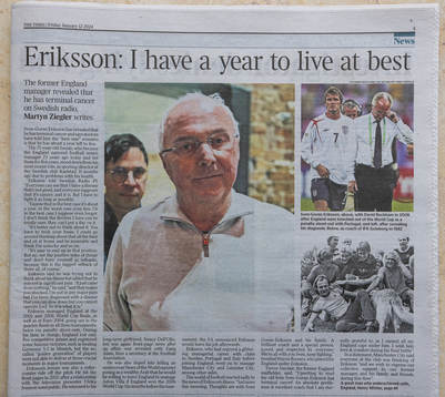 A montage of printed British newspapers as they cover the