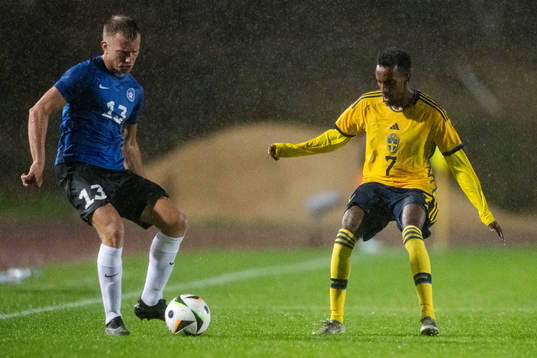 Nikita Mihhailov of Estonia and Taha Ali of Sweden