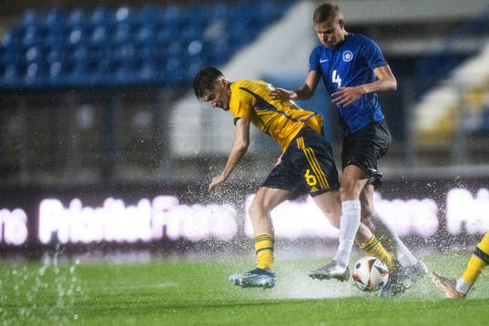 Armin Gigovic of Sweden and Marco Lukka of Estonia