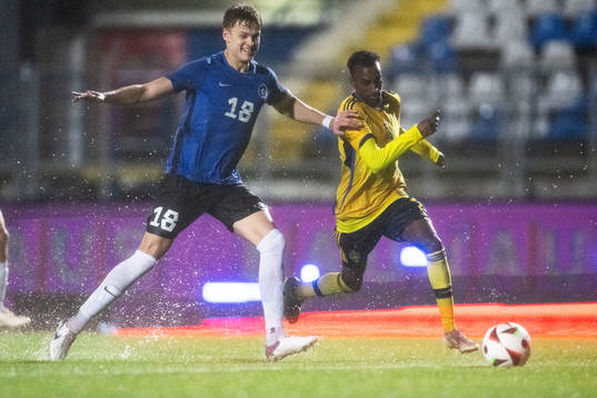 Andreas Vaher of Estonia and Taha Ali of Sweden