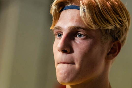 Lucas Bergvall of Sweden