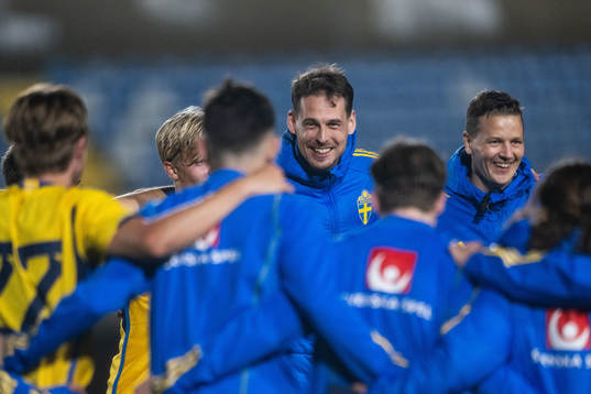 Interim head coach Daniel Bäckström of Sweden