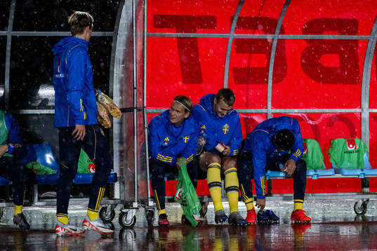 Markus Karlsson, Jesper Tolinsson and Rami Al Hajj of Sweden