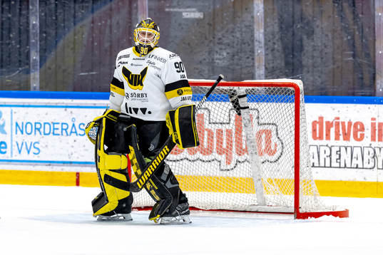 Västerås målvakt Ian Blomquist