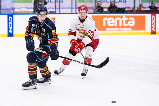 Djurgårdens Frederik Schlyter och Almtunas William Proos