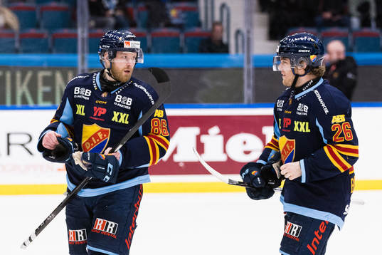 Djurgårdens Linus Klasen och Emil Berglund