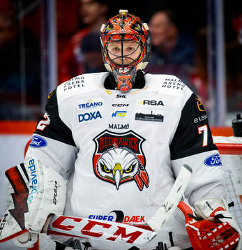 Malmö Redhawks målvakt Daniel Marmenlind