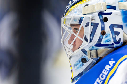 Leksands målvakt Marcus Gidlöf