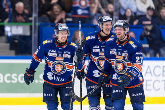 Växjös Hugo Gustafsson, Emil Sylvegård och Martin