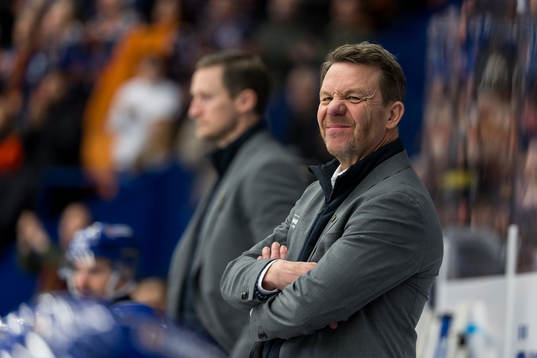 Leksands tränare Charles Berglund