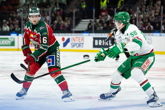 Frölundas Filip Hasa och Rögles Adam Engström