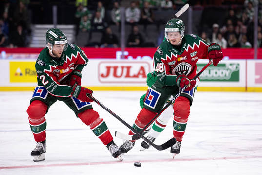 Frölundas Christian Folin och Carl Klingberg