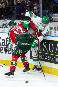 Frölundas Isac Born och Rögles Lian Bichsel
