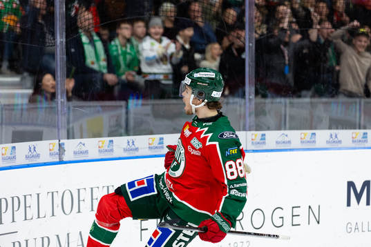 Frölundas Malte Strömwall jublar