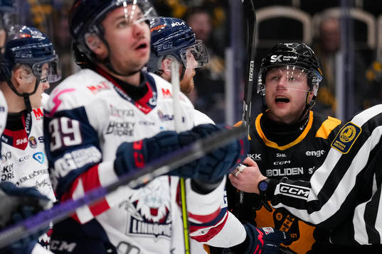 Linköpings Ty Rattie och Skellefteås Oskar Nilsson
