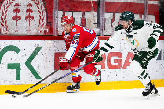 Timrås Anton Wedin och Färjestads Carl Dahlström