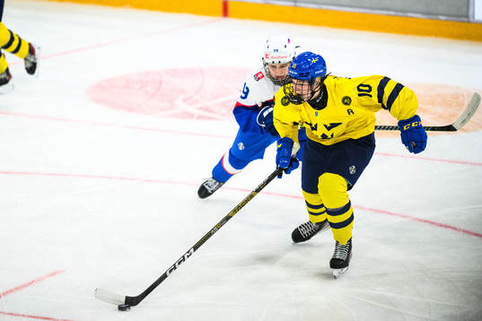 Tatiana Blichova of Slovakia and Linnea Natt och Dag of