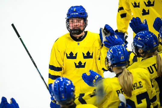 Jenna Raunio of Sweden celebrates