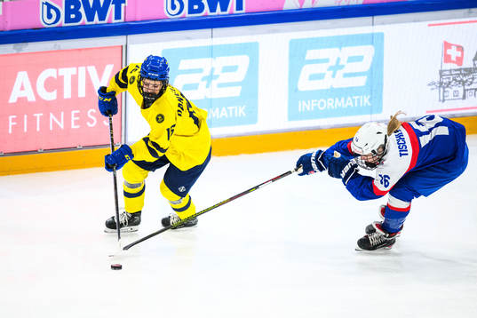 Edit Danielsson of Sweden and Nela Tischlerova of Slovakia