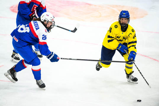 Alica Jurikova of Slovakia and Ebba Hedqvist of Sweden